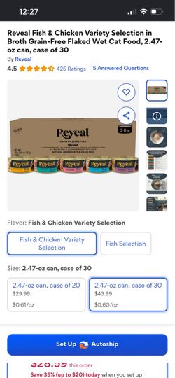 Reveal Fish & Chicken Variety Selections ( 30 cans )