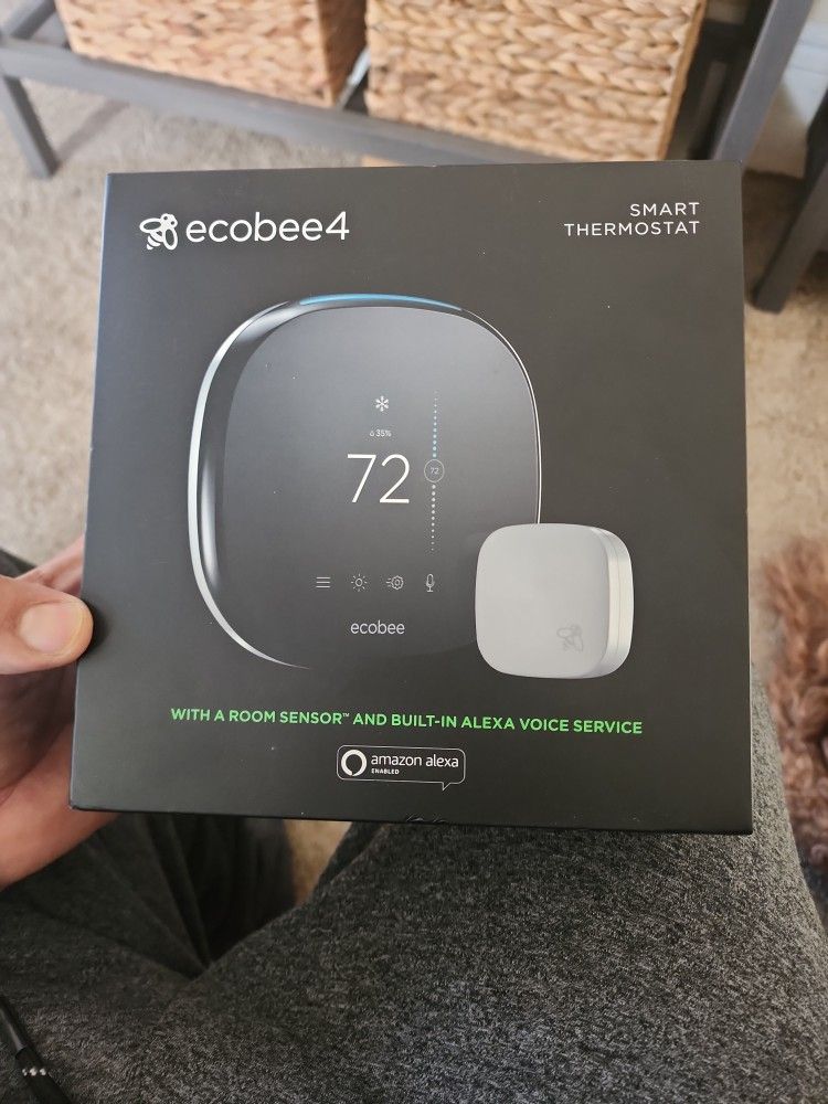 Ecobee 4 Smart Thermostat, Alexa Enabled