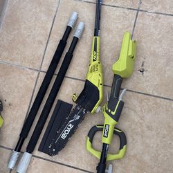 RYOBI 40V 10 in. Cordless Battery Pole Saw (Tool-Only)