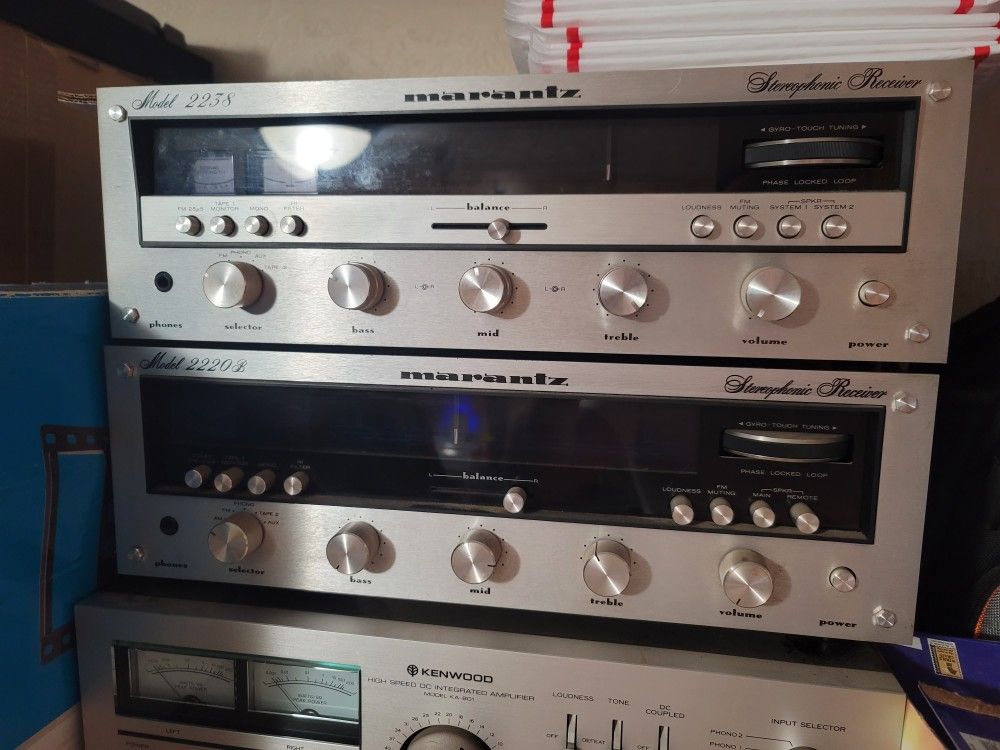 2 Vintage Marantz Silverface Receivers Pickup In Oakdale