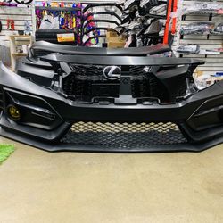 16-21 Honda Civic | Type-R Style Front Bumper   Conversion FIT SEDAN COUPE & HATCHBACK ONLY UNPAINTED BLACK MATERIAL 