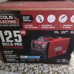 Lincoln Electric 125 Hd Weld Pak