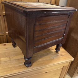 Antique Commode Cabinet with Chamber Pot 