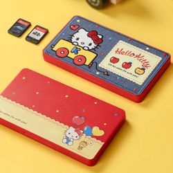 New Hello Kitty 24 Slots Cards Case for Nintendo Games