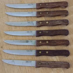 Super Chef Kitchen Knives - Set of 7