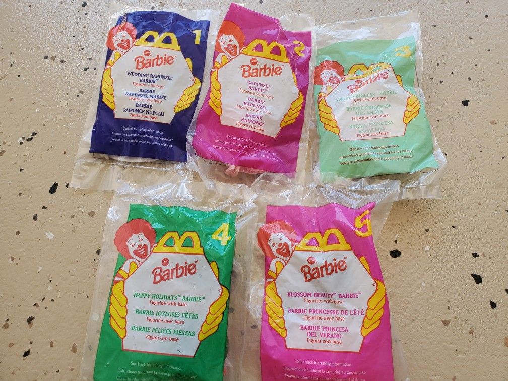 McDonald's barbie set 1996