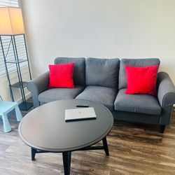 IKEA sofa and table