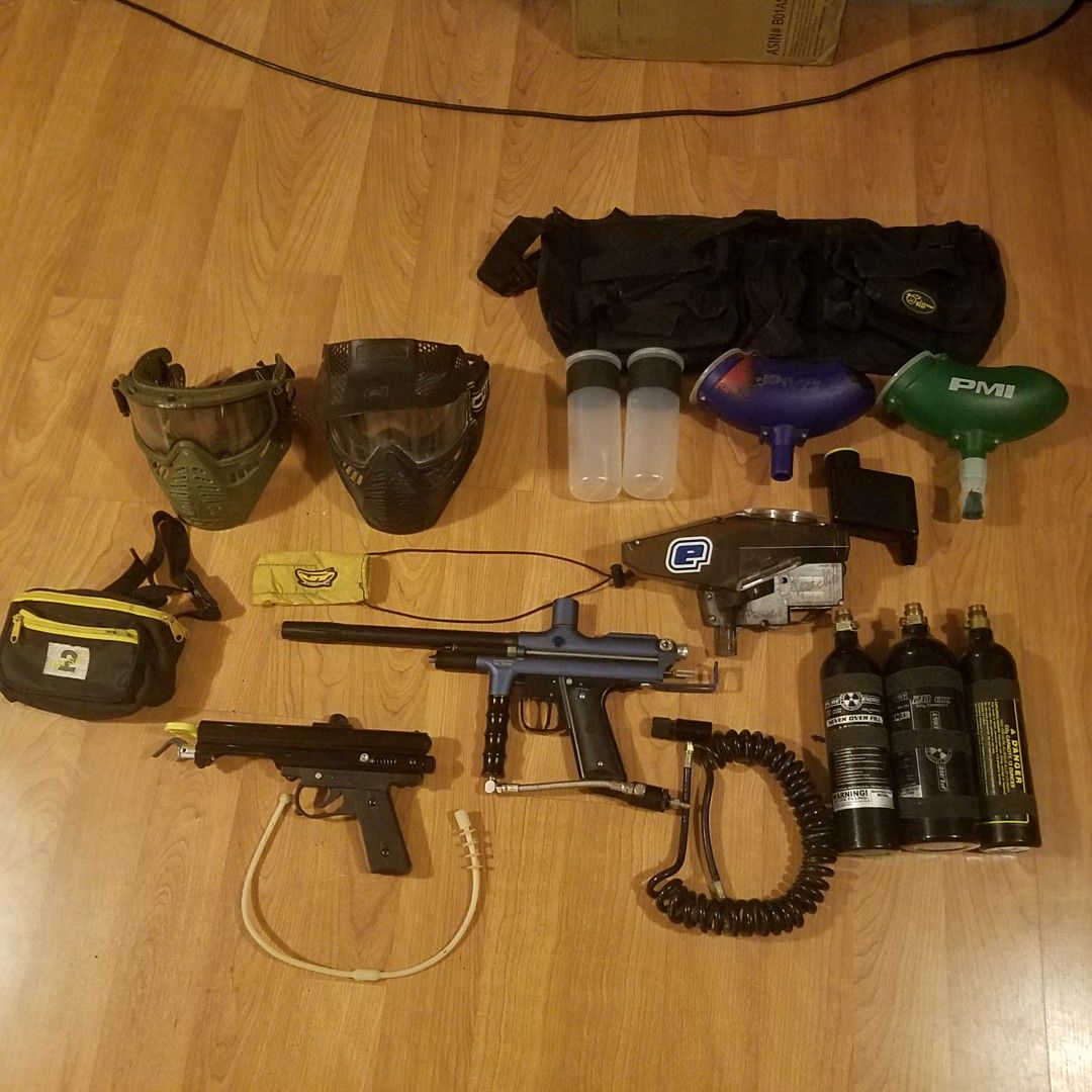 Paintball Gun package, WGP Autococker Sport and Splatmatic 40cal pistol