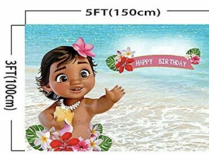 Baby moana banner