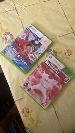Xbox 360 ( wipeout great & crash + Xbox360 ( Major League Baseball 2K11 )