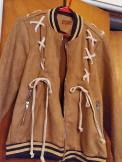 POL brand suede bomber jacket M new