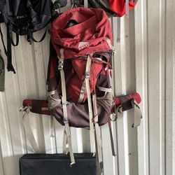 Kelty Lacota 65 W Shaped Internal Frame Hiking Backpack 