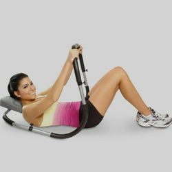 Steel Barbell Ab Trainer, AB Home Workout