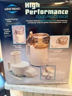 Vintage West Bend 6500 Food Processor