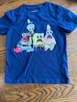 SpongeBob T-shirt Blue Sz 5T