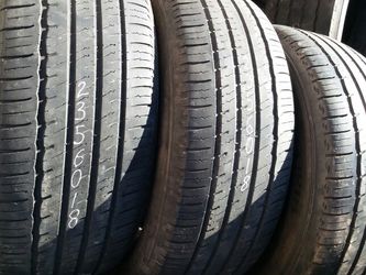 235 60 18 four Michelin tires $20 each