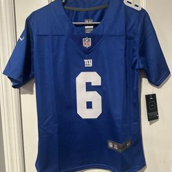 Jaxson Dart #6 New York Giants Home Jersey 