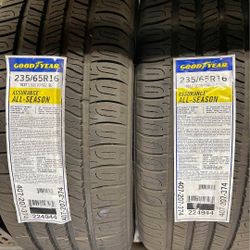 235/65R16 Set Of 4 Goodyear A/S New Tires 