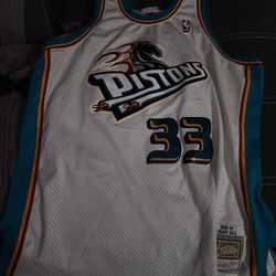 Mens Grant Hill Pistons Jersey