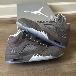 Air Jordan 5 Retro “Wolf Grey” Mens Size 11.5 DEADSTOCK