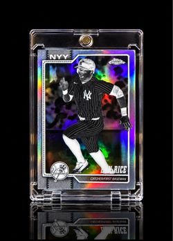 Topps Chrome NYY Ben Rice Negative Refractor