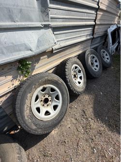2014-2018 Chevy Silverado 1500 17” inch wheels and tires - 6 lug