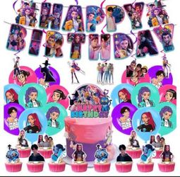 K pop demon hunters birthday decoration