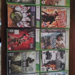 Assorted XBox 360 Games $10 Each