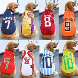Pet Sports Jersey Set: Team - Themed, Numbered, for Dogs
