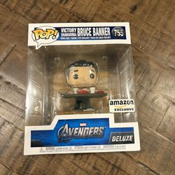Funko Pop! Deluxe: Marvel-Victory Shawarma: Bruce Banner-Amazon (Exclusive) #755. Brand new pop. 100% og all. Pick up location hicksville. NO TRADES. 