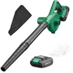 Cordless Leaf Blower - 20V Leaf Vacuum 150CFM Lightweight Jobsite Electric Blower, 20V Battery