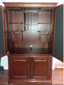 Havertys Function Computer Armoire.