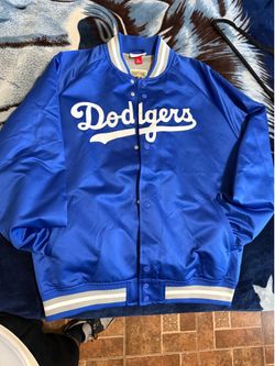 Mitchell and Ness Los Angeles Dodgers Satin Jacket Size L