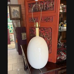 Mid Century Danish Porcelain Table Lamp