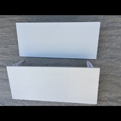2 Wooden Shelves With Brackets 23.75 X 10 Inch