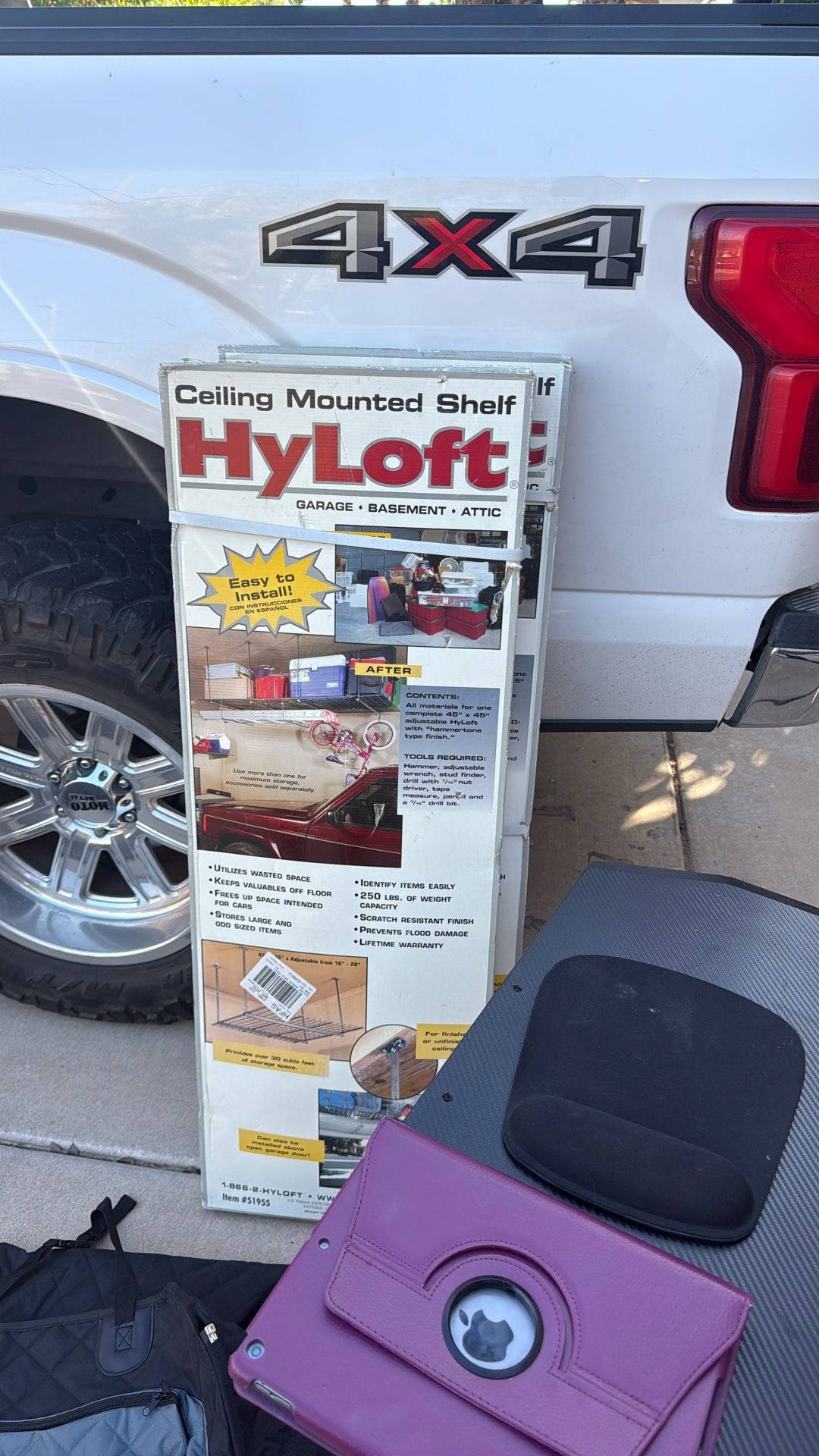 Hyloft ceiling Mounted Shelf