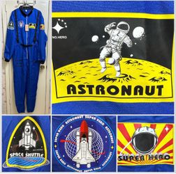 NWT Adult Super Hero Space Shuttle Astronaut Halloween Costume Size XL
