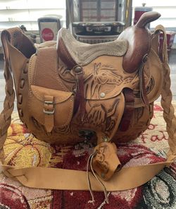 Saddle Purse (All Leather)