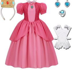 Princess Peach Halloween Costume 