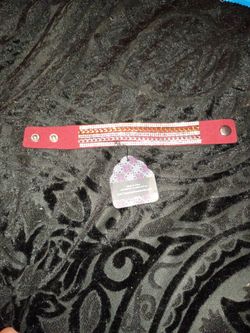 Red urban bracelet