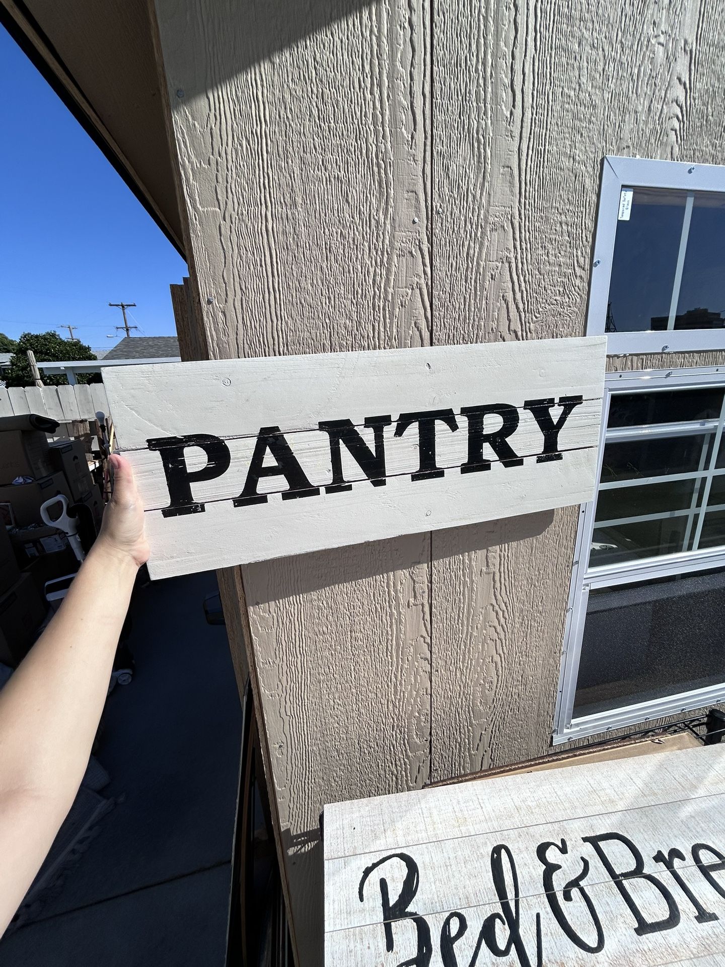 Farmhouse Wood “PANTRY” Sign