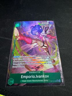 One Piece TCG Emporio.Ivankov Super Rare Card (OP16-026)
