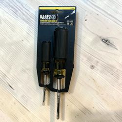 Klein Tools 2-Piece Slotted Screw Holding Screwdriver Set