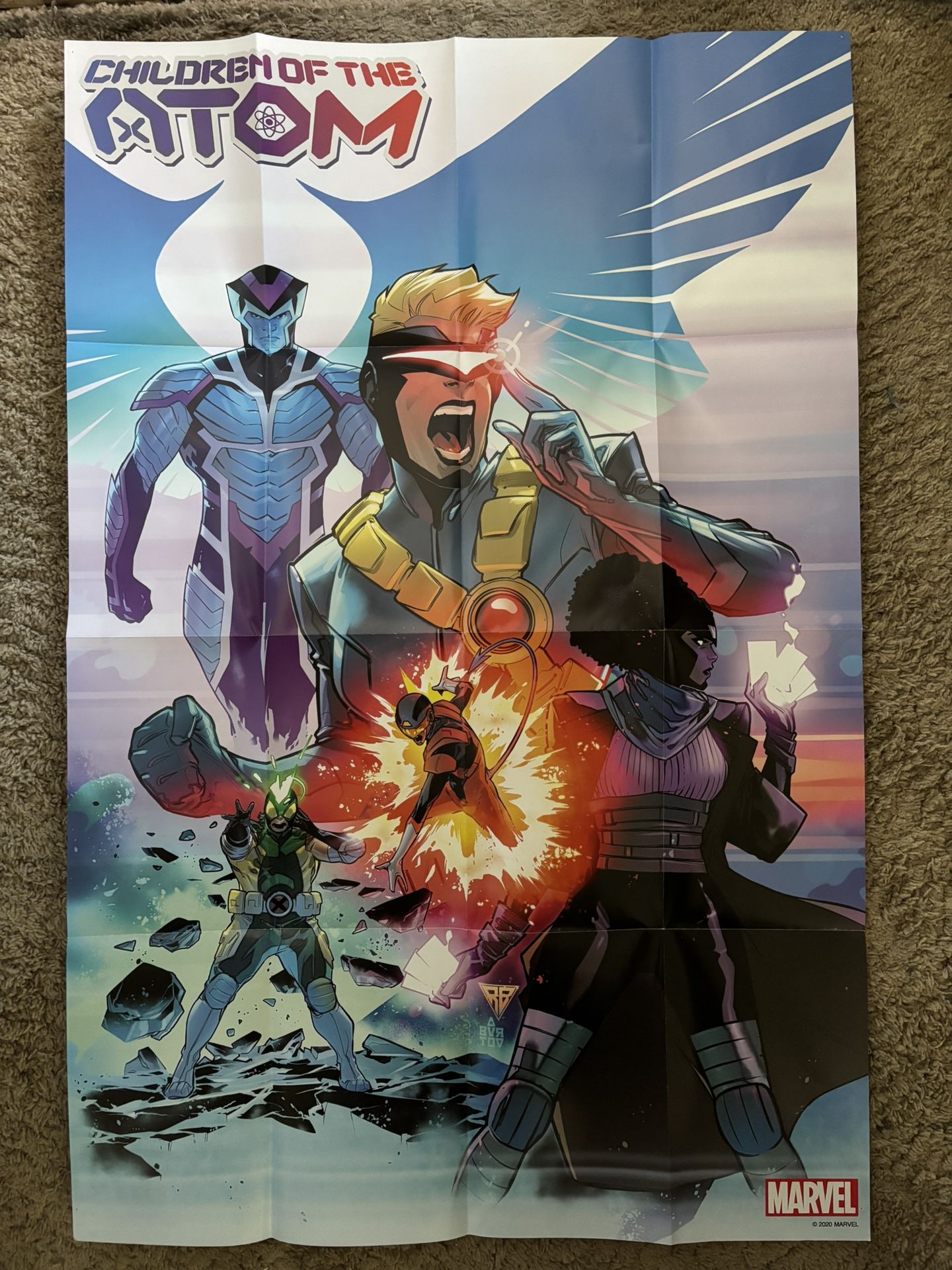 Children Of The Atom (X-Men) Comic Book Art Movie Posters