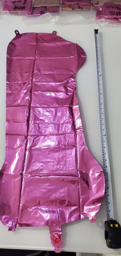 Number balloons / Globos De Numeros 36 Inch/ Hot Pink & Rose Gold