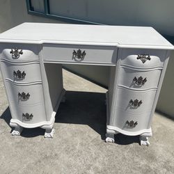 Off White Vanity Desk $185