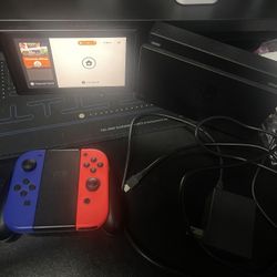 Nintendo Switch With Dock And Cables Plus Games Included 