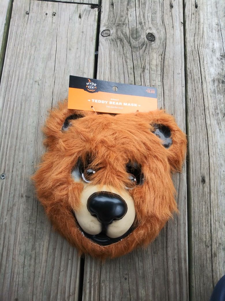 Teddy Bear Adult Halloween Mask