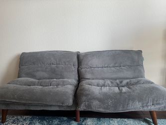 Convertible Futon Sofa bed(dark gray)