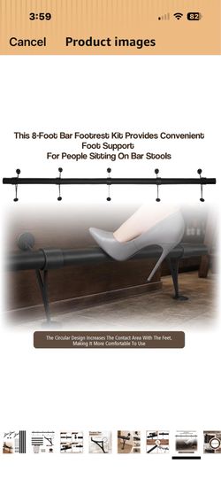 Brand new heavy duty 8ft undercounter foot rail kit